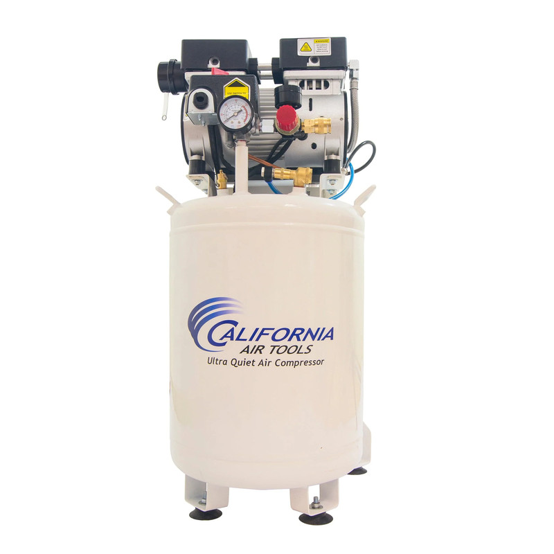 1HP 10 Gallon Oil-Free Steel Tank Air Compressor with Air Drying System and Aftercooler